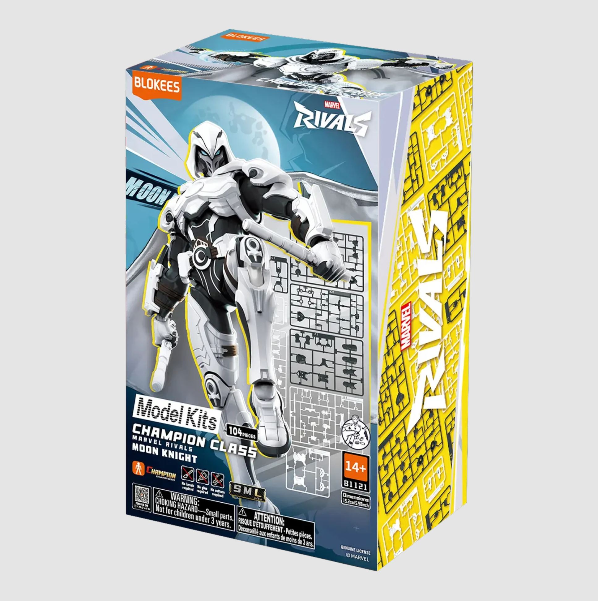 Marvel Rivals Moon Knight Champion Class CC10 Blokees Model Kit